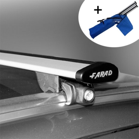 Dakdragers geschikt voor Fiat Panda 5 deurs hatchback vanaf 2012 - Wingbar - inclusief dakdrager opbergtas