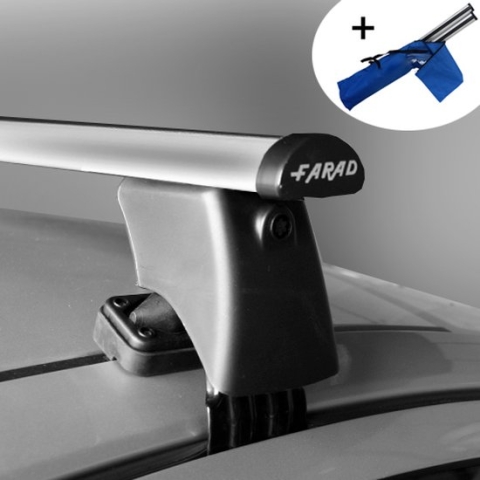 Dakdragers geschikt voor Renault Megane 3 Sportour Stationwagon 2008 t/m 2016 - Aluminium - inclusief dakdrager opbergtas