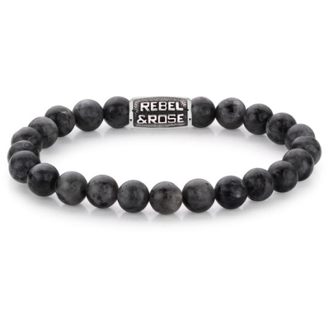 Rebel & Rose Grey Seduction Vintage - 8mm RR-80097-V-19 cm