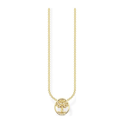 Thomas Sabo ketting 925 sterling zilveren Zirkonia One Size Goud 32020601