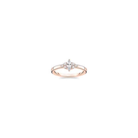 Thomas Sabo Dames-Damesring 925 Zilver 7 Zirkonia 54 Roségoud 32017883
