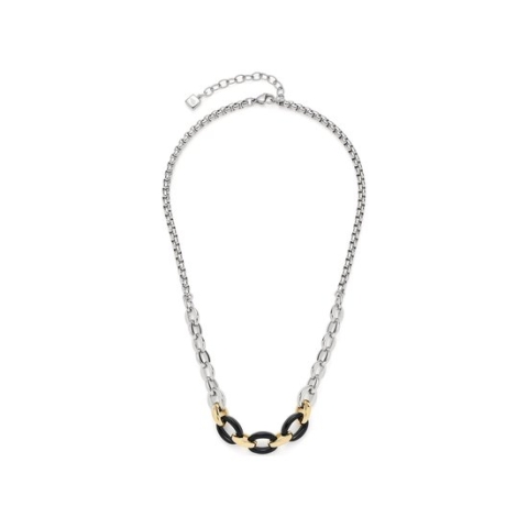 Leonardo Dames-Ketting Roestvrijstaal Onyx One Size 88350448