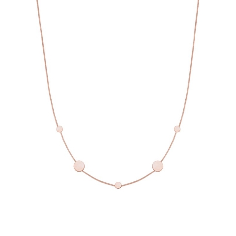 Elli damesketen 925 zilver One Size Roségoud 32020173