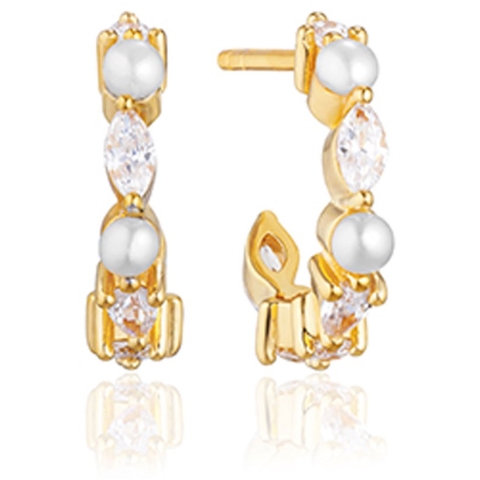 SIF JAKOBS JEWELLLERY ADRIA oorringen PICCOLO EARRINGS SJ-E12234-PCZ-YG