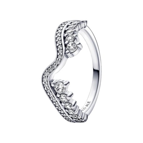 Pandora Ring Asymmetrische golf 192543C01-54