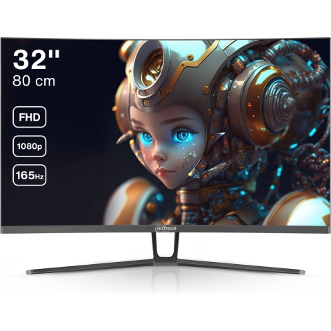 Dahua LM32-E230C - Curved Full HD VA Gaming Monitor - 32 inch - 165hz - 1ms - Inclusief DisplayPort kabel