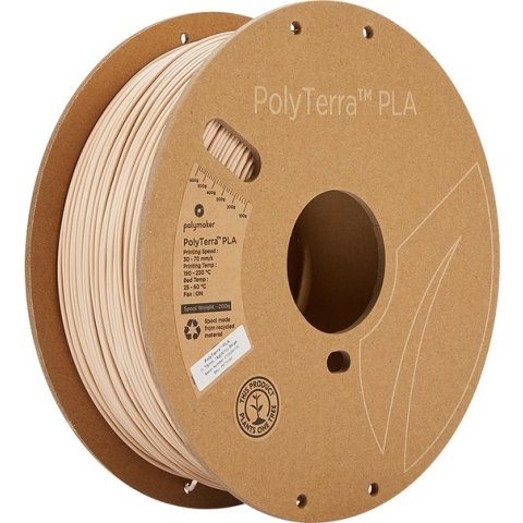 Polymaker 70976 PolyTerra Filament PLA kunststof Gering kunststofgehalte 1.75 mm 1000 g Army-beige 1 stuk(s)