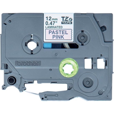 Brother TZe-MQE31 Labeltape pastel Kunststof Tapekleur: Pastelroze Tekstkleur: Zwart 12 mm 4 m