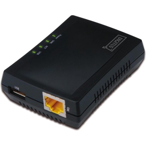 Digitus DN-13020 Netwerk-USB-server USB 2.0, LAN (10/100 MBit/s)