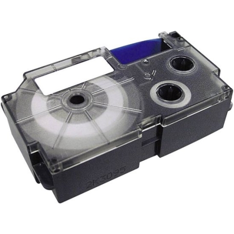 Casio XR-12X1 Labeltape Tapekleur: Transparant Tekstkleur: Zwart 12 mm 8 m