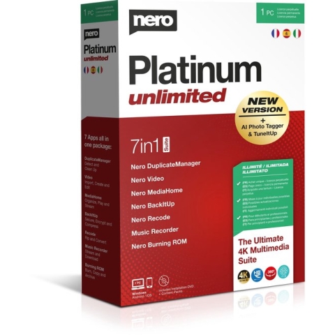 NERO Platinum Unlimited 2023 (Meertalig/Version Multilingue)