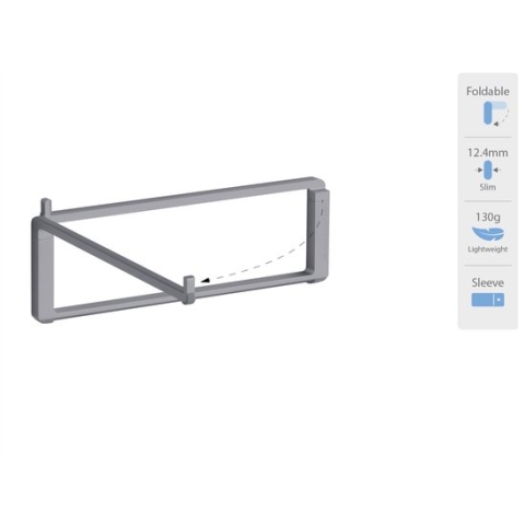 Rain Design mBar Pro opplooibare stand voor MacBook - MacBook Pro - Laptop - Grijs