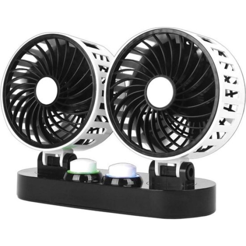 LTC dubbele ventilator 2x5 "12V met regeling
