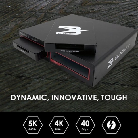 BLACKJET TX-2DS Dual-Bay Thunderbolt 3 Cinema Dock