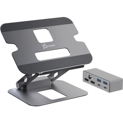 j5create JTS427-N Multi-Angle Dual 4K Docking Stand