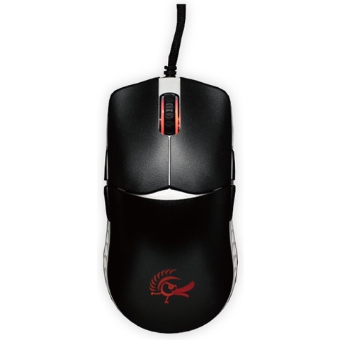 Ducky Feather Gaming-muis USB Zwart 7 Toetsen 16000 dpi Verlicht