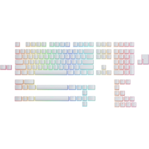 Glorious PC Gaming Race Aura v2 - Keycapset - 145 stuks - ANSI - wit