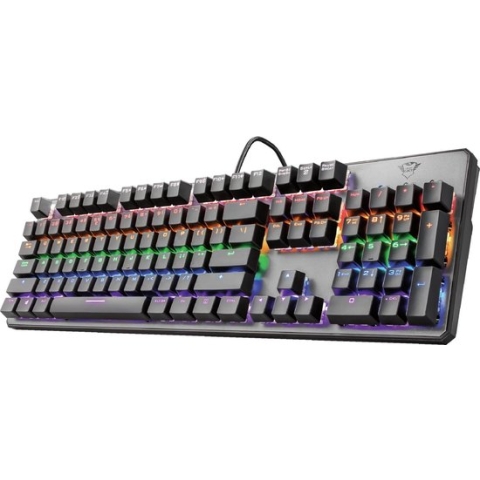 Trust GXT 865 Asta toetsenbord USB Duits Zwart