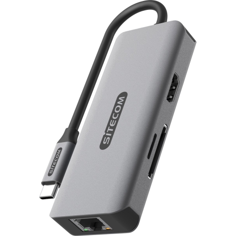 Sitecom - 6 in 1 USB-C LAN Multiport Adapter