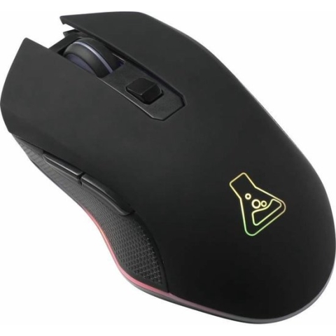 Retro -verlichte gaming muis de g -lab 3200dpi - zwart