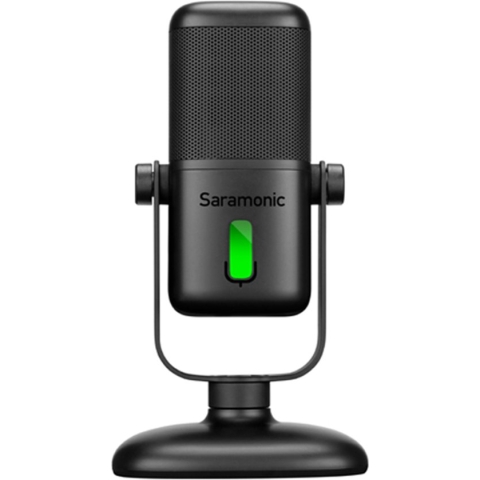 Saramonic SR-MV2000 desktop USB-microfoon met afneembare magnetische voet voor computer USB of USB-C