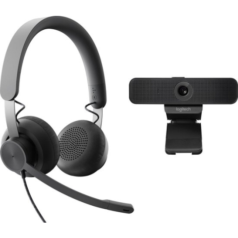 Logitech C925e & Zone Wired - Wired Personal Video Collaboration Kit - webcam + Headset - MS Teams