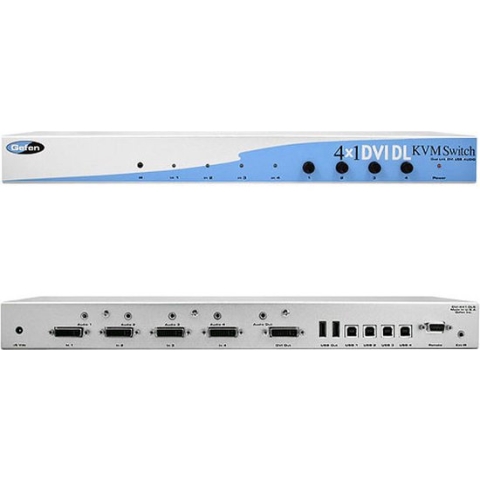 Gefen 4x1 DVI DL KVM switch 3840x2400
