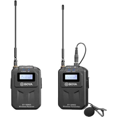 Boya Lavaliermicrofoon By-wm6s Uhf Duo Draadloos 106 Mm Zwart