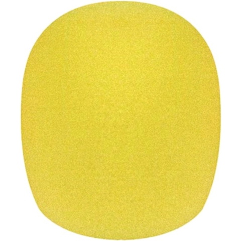 Boston WS-10-YE, per 5 stuks - Plopkap voor zangmicrofoon, geel