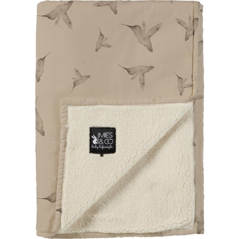 Mies & Co Little Dreams Teddy Wiegdeken 70 x 100 cm Humus