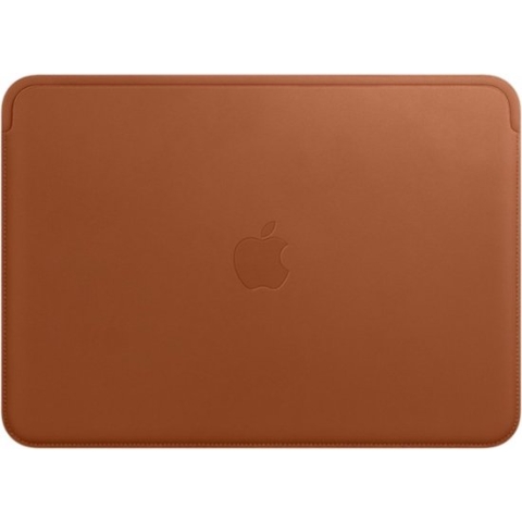 Apple echt lederen Sleeve voor de MacBook 12 inch - Macbook case - 12 inch laptop sleeve – Bruin
