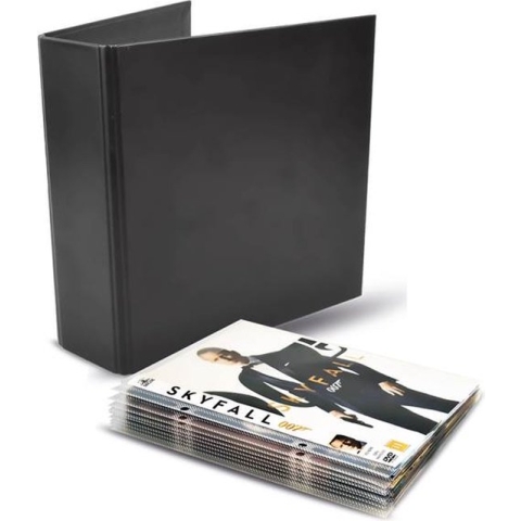 DVD-pakket - 100 DVD hoesjes, 4 DVD-mappen