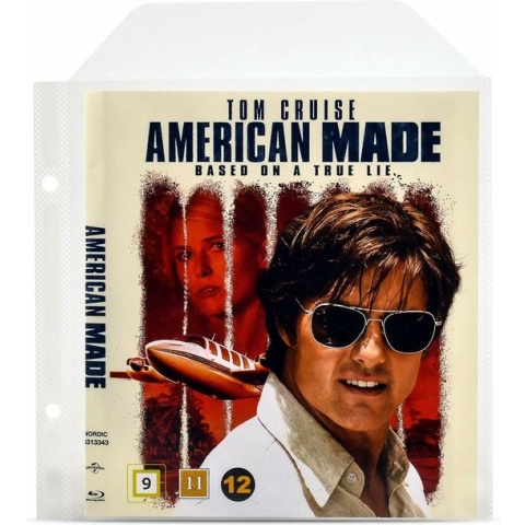 Blu-ray hoesjes met ringbandgaten - 50 stuks