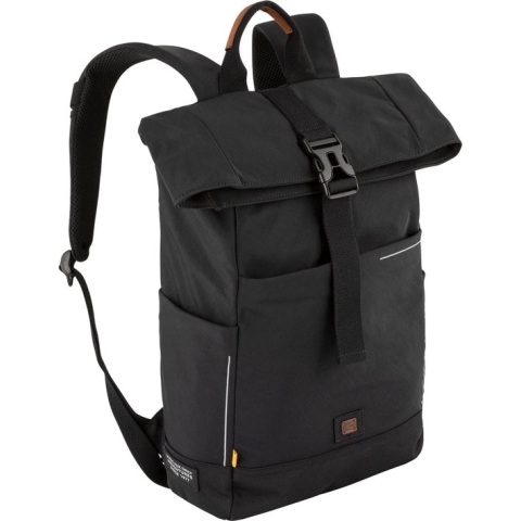 camel active Unisex Rugzak met rits en klep - Maat menswear-L - Zwart