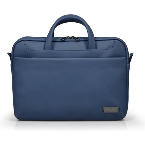 Port Designs Zurich Toploading notebooktas 39,6 cm (15.6") Aktetas Blauw
