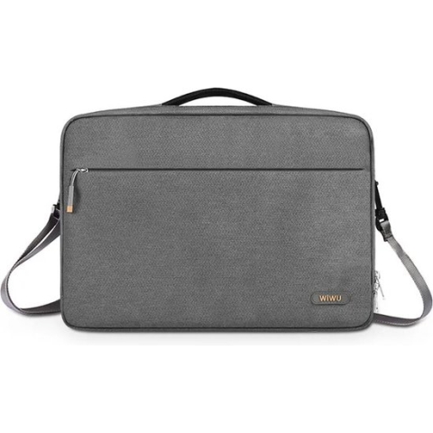 WIWU - Laptoptas geschikt voor MacBook - 15.4 Inch - Pilot Handbag - Grijs