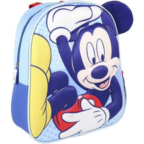 Disney - Mickey Mouse - Rugzak meisje - Rugzak kinderen - Blauw - Hoogte 31cm