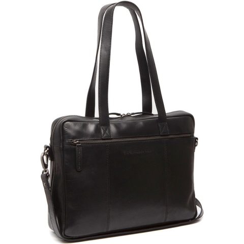 The Chesterfield Brand Leren Laptoptas Zwart Modena