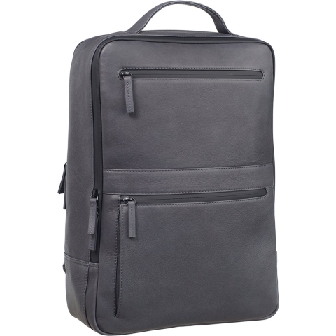 Leonhard Heyden Mannen Laptoptas / Werktas / Aktetas - Den Haag - Grijs - 15 inch