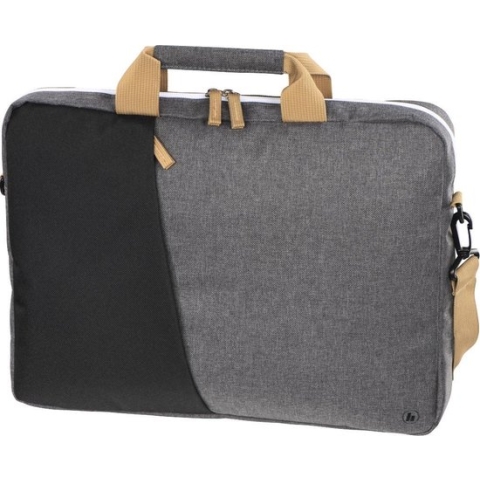 Hama Florence notebooktas 33,8 cm (13.3") Aktetas Zwart, Grijs