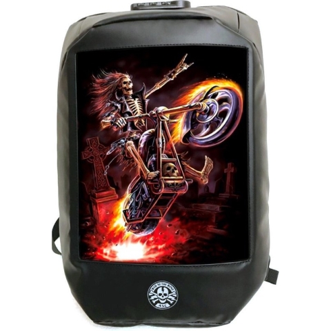 Rugzak met 3D afbeelding Hell Rider - Anne Stokes