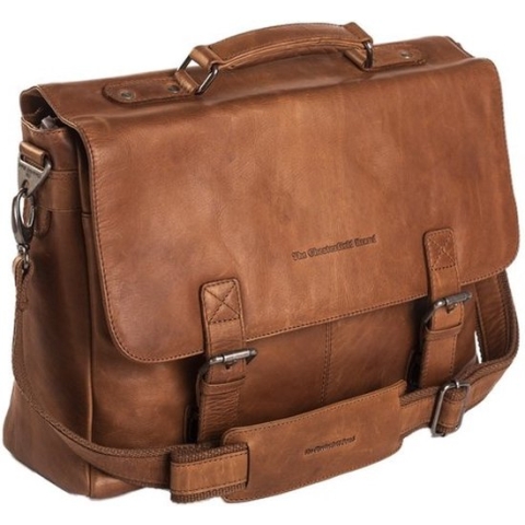 Leren Laptoptas Cognac Belfast - Cognac