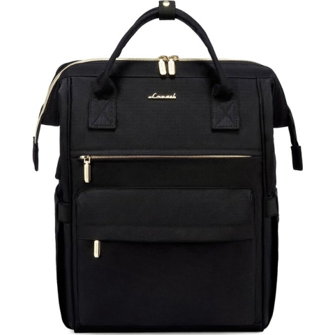 Rugzak laptop 15.6 inch - Zwart - 30 x 16 x 44 - Laptoptas met USB-oplaadpoort - Waterbestendig - School, werk, kantoor, reizen