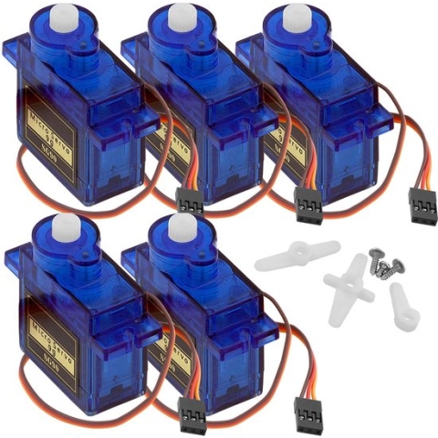 AZDelivery SG90 Micro Servo Motor 9G voor RC Robot Helikopter Vliegtuigen compatibel met Arduino Inclusief E-Book! 1