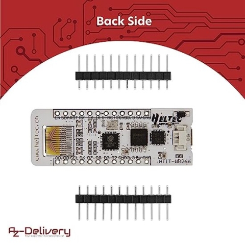 AZDelivery 5 x NodeMCU ESP8266-12E Heltec met OLED display CP2102 WLAN WIFI Development Board Inclusief E-Book!