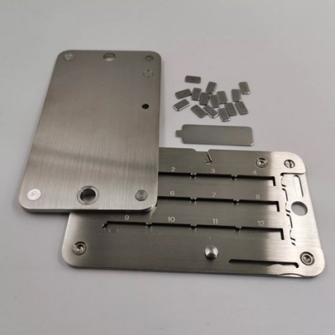 Seed Phrase Protector - Crypto Backup Wallet - Stainless Steel - 12 / 24 Words