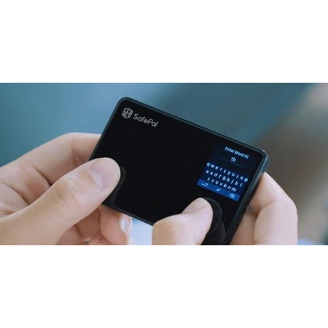 Safepal S1 hardware wallet voor crypto, Bitcoin, Ethereum.