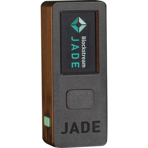 Blockstream Jade Black - Bitcoin en Liquid Hardware Wallet - Camera - Bluetooth - USB-C - 240 mAh batterij - Beveilig uw Bitcoin offline