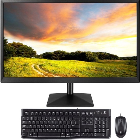 ALL-IN-ONE-PC / 24" HD Desktop Computer Compleet - 120GB SSD - 8GB - WIFI/Bluetooth - 2x HDMI - Windows 11