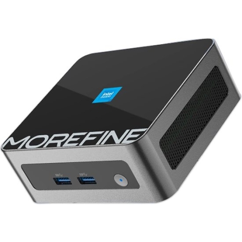 Morefine M9 Mini PC, mini-pc's met Windows 11 Pro, Mini pc desktops met Intel 12e generatie processor N100 (tot 3.40 GHz), 16GB RAM, 500GB M.2 SSD, met 4K op 60 Hz Support
